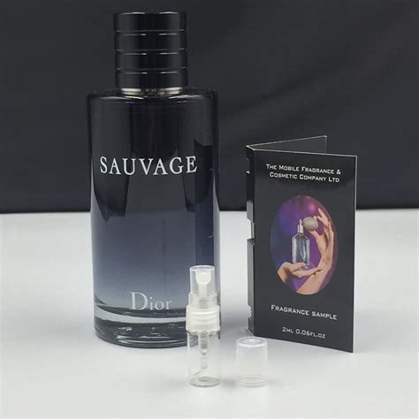 dior sauvage sample bottle|dior sauvage sample size.